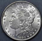 1880-O $1 MORGAN SILVER DOLLAR KM# 110 Grade:  Choice BU A6106