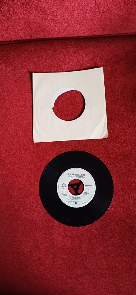 Christopher Cross - Sailing Single und Rückseite Poor Shirley - Bild 3 von 4