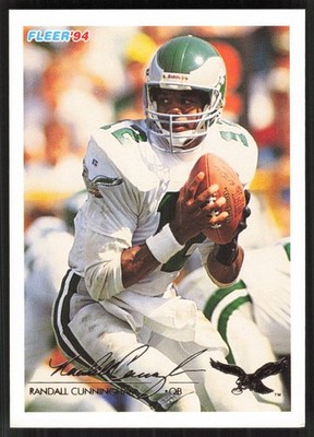 Randall Cunningham, 1994 Fleer, #83, Philadelphia Eagles,