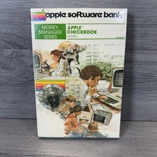 Apple Checkbook Cassette Software NOS Factory Sealed Shrink Wrap Vintage A2T0001