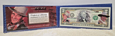 John Wayne &ldquo;The Duke&rdquo; Colorized $2 Bill Merrick Mint Collectible w/ COA & Holder