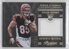 2013 Panini Prestige Prestigious Picks Black Materials /199 Tyler Eifert #5 0z9
