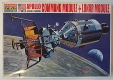 1/96 Apollo Command Module & Lunar Module Aoshima #047477 Factory Sealed NISB