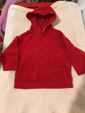 Vintage 2002 Sesame Street Elmo Red Hoodie Sweatshirt
