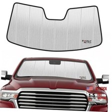 Windshield Sun Shade Compatible for 2019-2025 Ram 1500 10 2019-25 Ram 1500-10