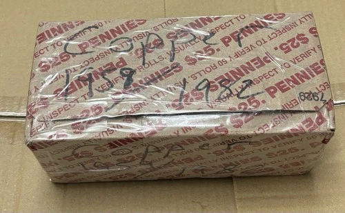 Box Of Unsearched Copper Penny’s