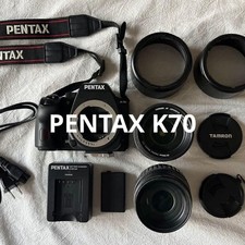 PENTAX K 70 with two lenses many accessories 