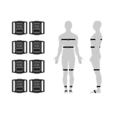 HaritoraX 2 Pro wireless Full Body Tracking Device Shiftall VR 8-point tracking