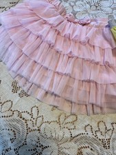 Carters Pink Size4 Girls Skirt Along With Peppa PigYellow Fringe Easter Skirt