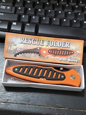 Frost Rescue Folder Pocket Knife New 26-698N