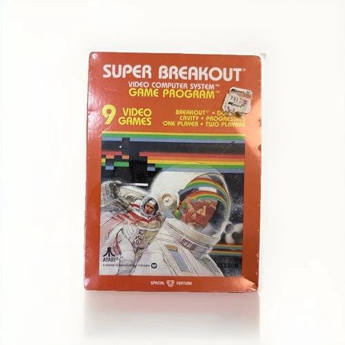 Atari 2600 Boxed Video Game - Super Breakout - 1981 Inc Release - Sealed
