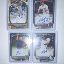 Topps Bowman MLB Baseball Rookie Autograph Card Lot Norby Snead Middleton Moss