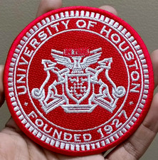 University of Houston Logo Iron On Patch - Sew Patch - Embroidered Patch 4"