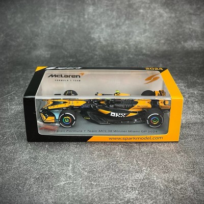 Spark 1/43 McLaren F1 Team MCL38 Winner Miami GP 2024 #4 Lando