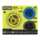 Ryobi 3 Piece Power Scrubber Brush Kit