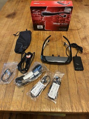 Vuzix iWear VR920 Virtual Reality Gaming Eyewear PC VR Glasses RARE USA Made