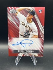 2024 Topps Chrome Black Auto Quinn Priester #CBA-QP Red Refractor /5  