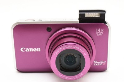 Canon PowerShot SX210 IS 14.0MP 14x Zoom Purple/Black Digital