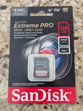 SSanDisk 128GB Extreme PRO UHS-I SDXC Memory Card