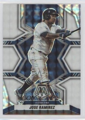 2022 Panini Mosaic White Mosaic Prizm 8/25 Jose Ramirez #142 bp9