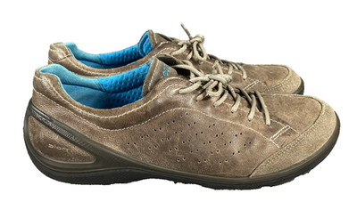 ECCO Shoes Mens 44/10.5 Biom Grip II Brown Leather Outdoor Athletic Casual