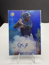 2021 Bowman Inception - Inception Autographs Gilberto Jimenez #PA-GJ Blue...