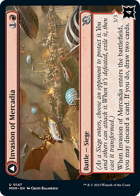 Invasion of Mercadia // Kyren Flamewright [March of the Machine] Near Mint