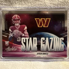 Jayden Daniels 2024 Panini Absolute Star Gazing Rookie RC Commanders #SG-JDS