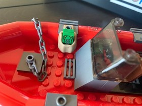 Lego CITY Police Patrol Boat 99% Complete w/Instructions & Minifigures