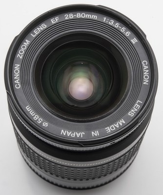 Canon Zoom Lens EF USM Ultrasonic 28-80mm 28-80 mm 1:3.5-5.6 3.5-5.6 III 