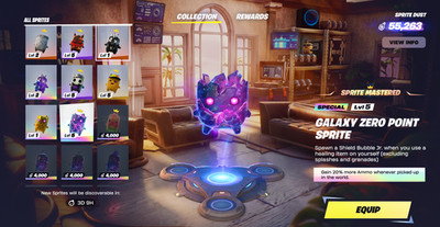 LVL 5 Fortnite Galaxy Zero Point Sprite
