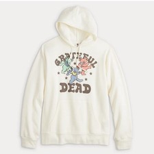 Men's Grateful Dead Bears and Stars Graphic Hoodie by MAD Engine