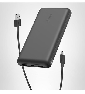 Belkin BoostCharge Pro 3-Port Laptop Power Bank 20000mAh USB-A/C Ports