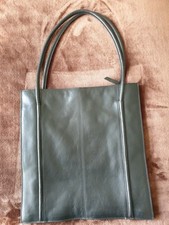 M &S Smooth Black Lovely Quality Leather Tote Bag - Excellent condition