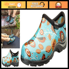Waterproof Garden Clogs for Women - Slip-On Outdoor Shoes with Comfort Insole 