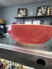 Pyrex ovenware 1950s  Flamingo Pink casserole dish, 024 - 2Qt, no lid