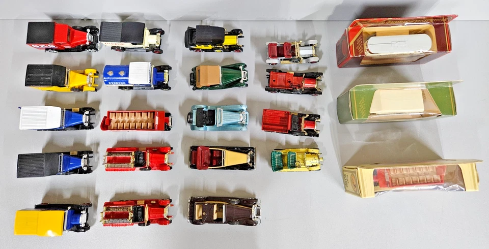 Matchbox Models of Yesteryear Lot of 22- Coke, Rolls Royce, Fire Trucks, Etc. - Image 3 of 4