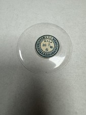 Vintage VTF Pocket Watch Mineral Crystal Domed Round 37.04mm 16 7/16 6 Clear