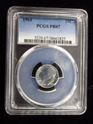 US 10¢ 1964 PCGS PR67 Roosevelt Dime Proof Certified h1825 Coin