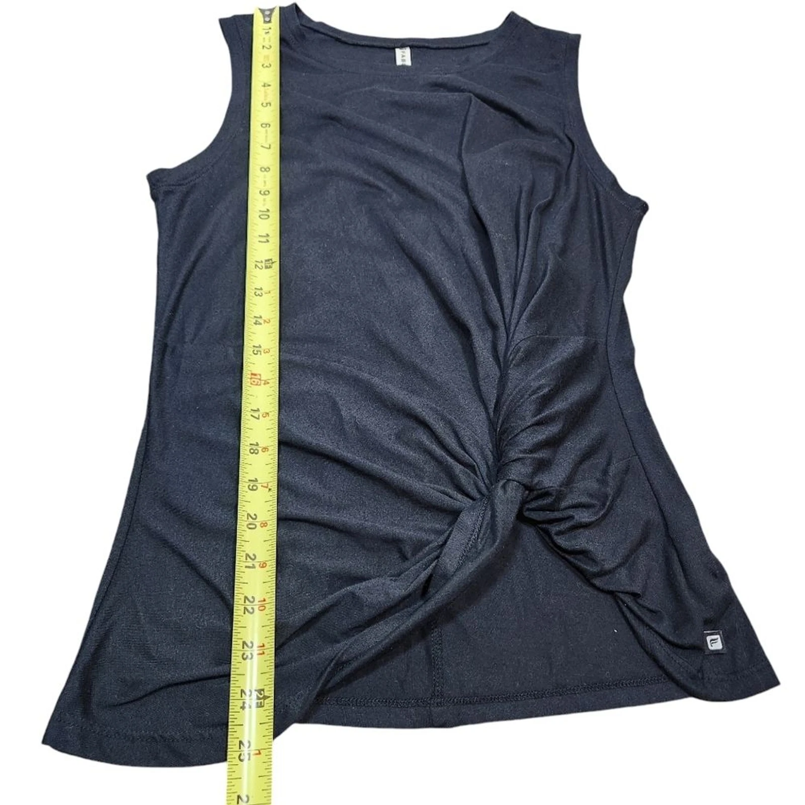 fabletics hera sleeveless twist front lightweight tank-top
