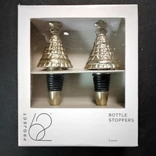 PROJECT 62 CHRISTMAS TREE BOTTLE STOPPERS N.I.B