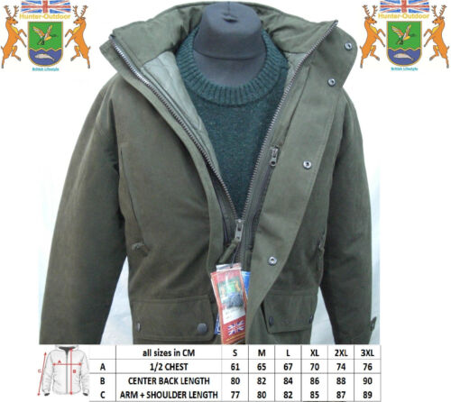 Cork Jacket Dk olive TPU 2Layer Waterproof & Breathable Hunter-Outdoor New! - Picture 8 of 9