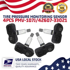 4PCS NEW Programmed TPMS Tire Pressure Sensor OEM PMV-107J For Scion tC iQ xB xD