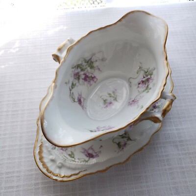 Limoges HAVILAND　(仏)ハンドペイントプレート　2枚 9