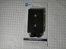Onn Cassette Adapter Digital Music for Car  Home Stereo