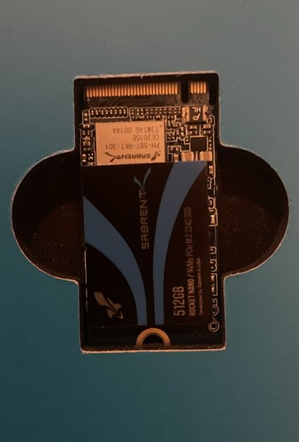 Sabrent rocket nano nvme pcie SB1342512 512GB Internal SSD - Afbeelding 4 van 4
