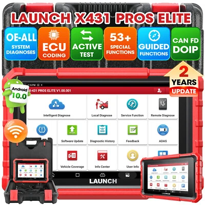 2026 LAUNCH X431 PRO Elite PRO3S+ V5.0 Outils diagnostic scanner OBD2 Codage ECU