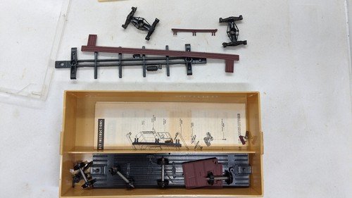 HO Train Miniature Of Illinos: NEW HAVEN 154931 Boxcar. Rare Vintage Unbuilt Kit - Picture 3 of 6