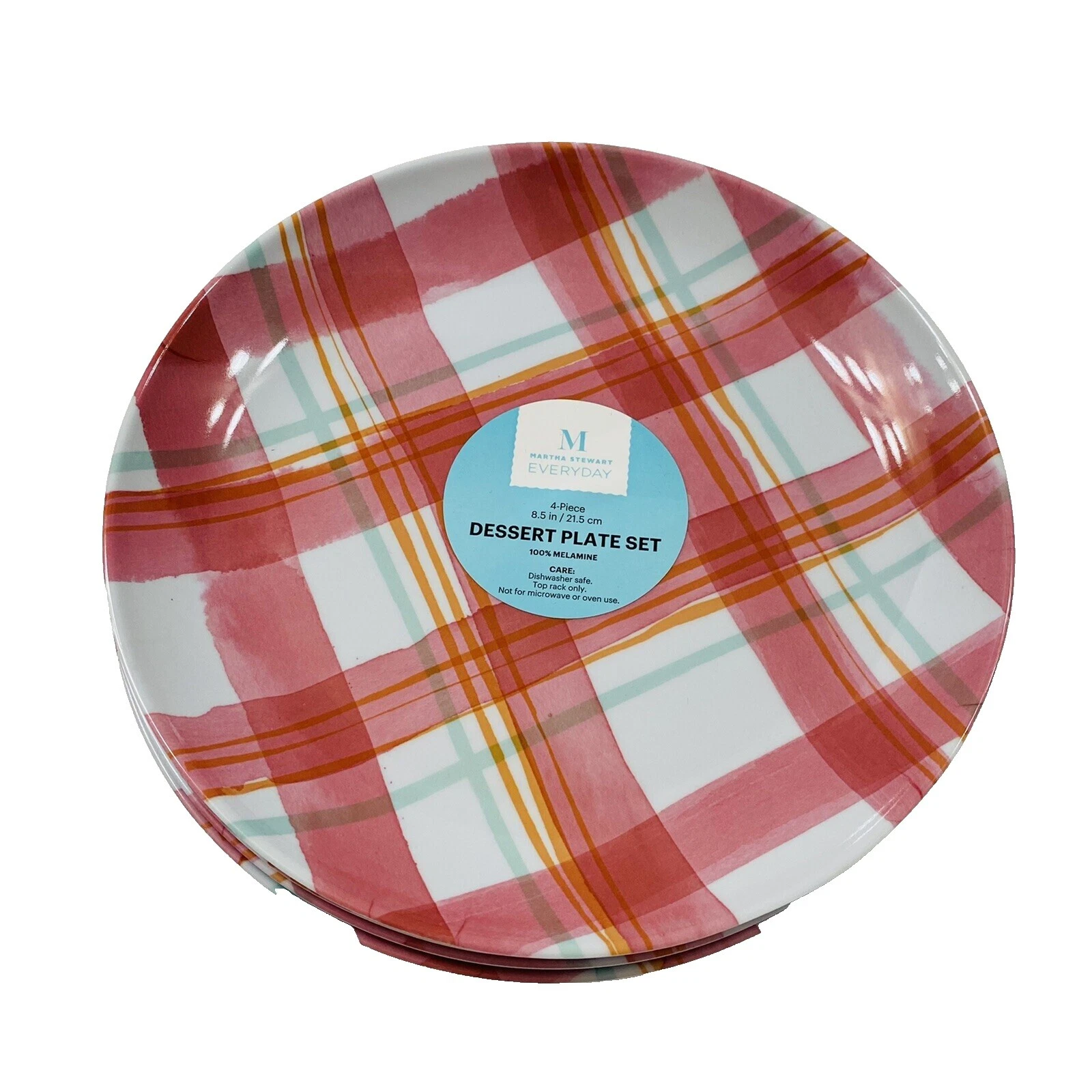 Placas de plato de ensalada a Cuadros