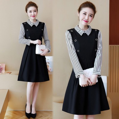 polyester swing dress